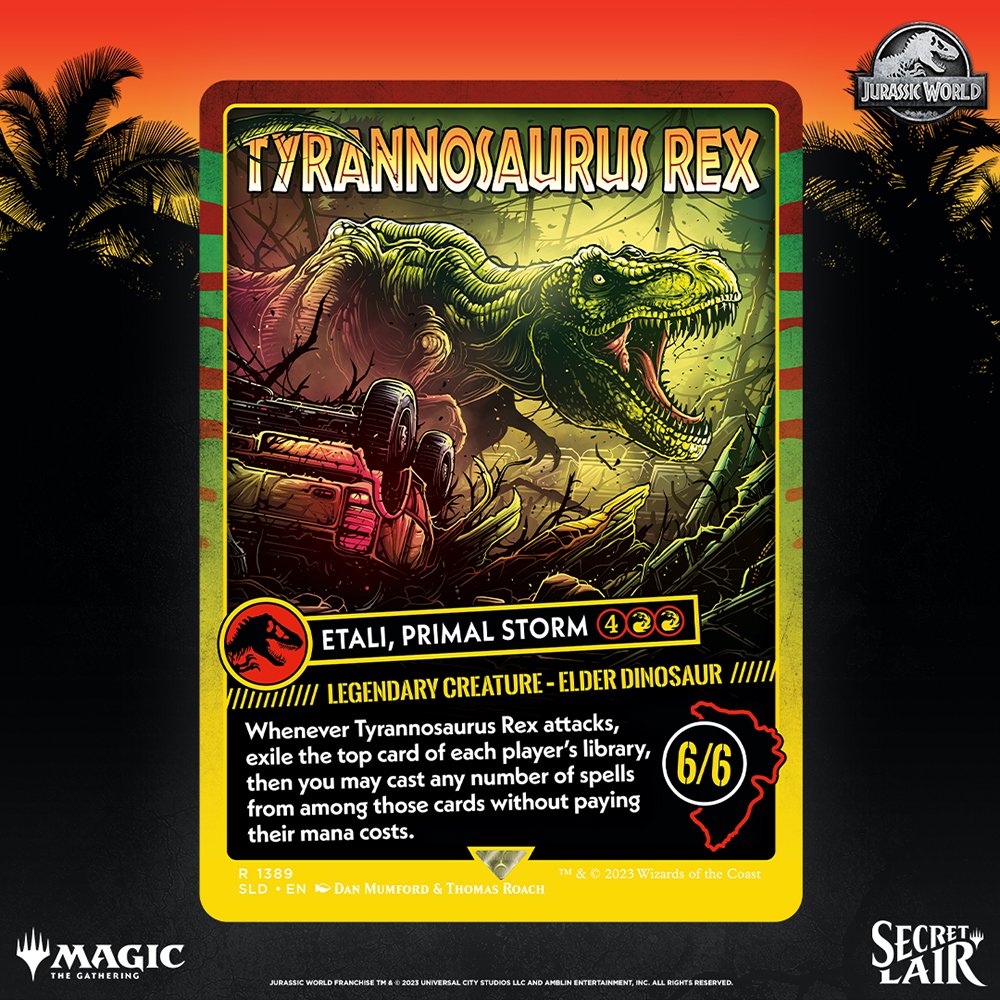 JURASSIC WORLD x MAGIC THE GATHERING DAN MUMFORD JURASSIC WORLD x MAGIC THE GATHERING DAN MUMFORD