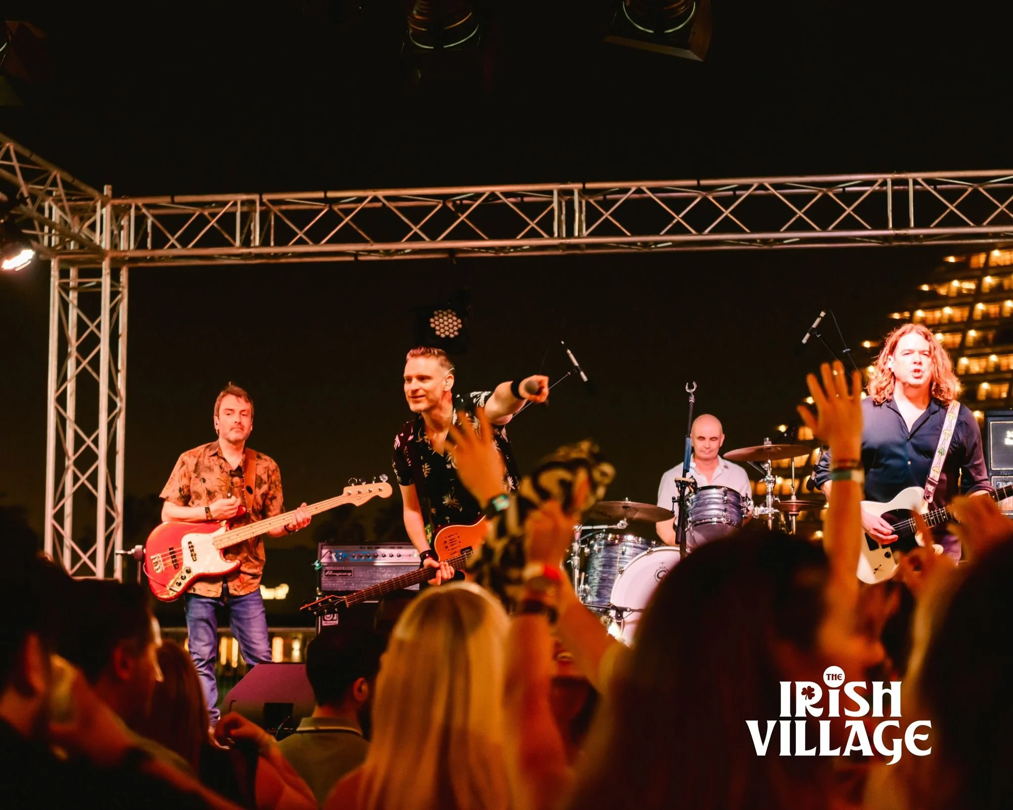 The Enemies wedding band performing in Doha
