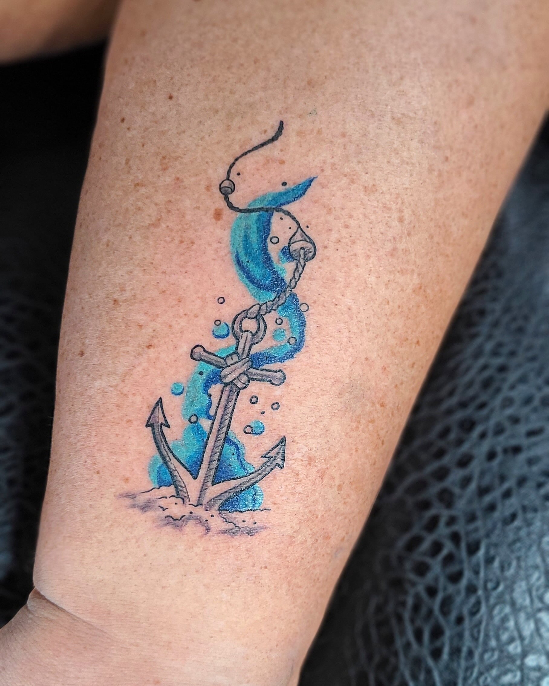 Anchor tattoo by Ilaria Tattoo Art  Photo 27894