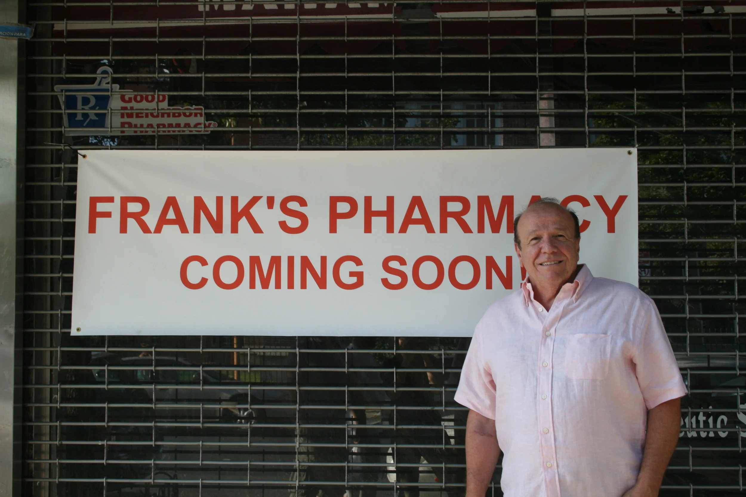 Frank Buonagurio hopes to reopen his pharmacy, damaged in a fire earlier this year, sometime in September. Photo by Jackie Strawbridge.