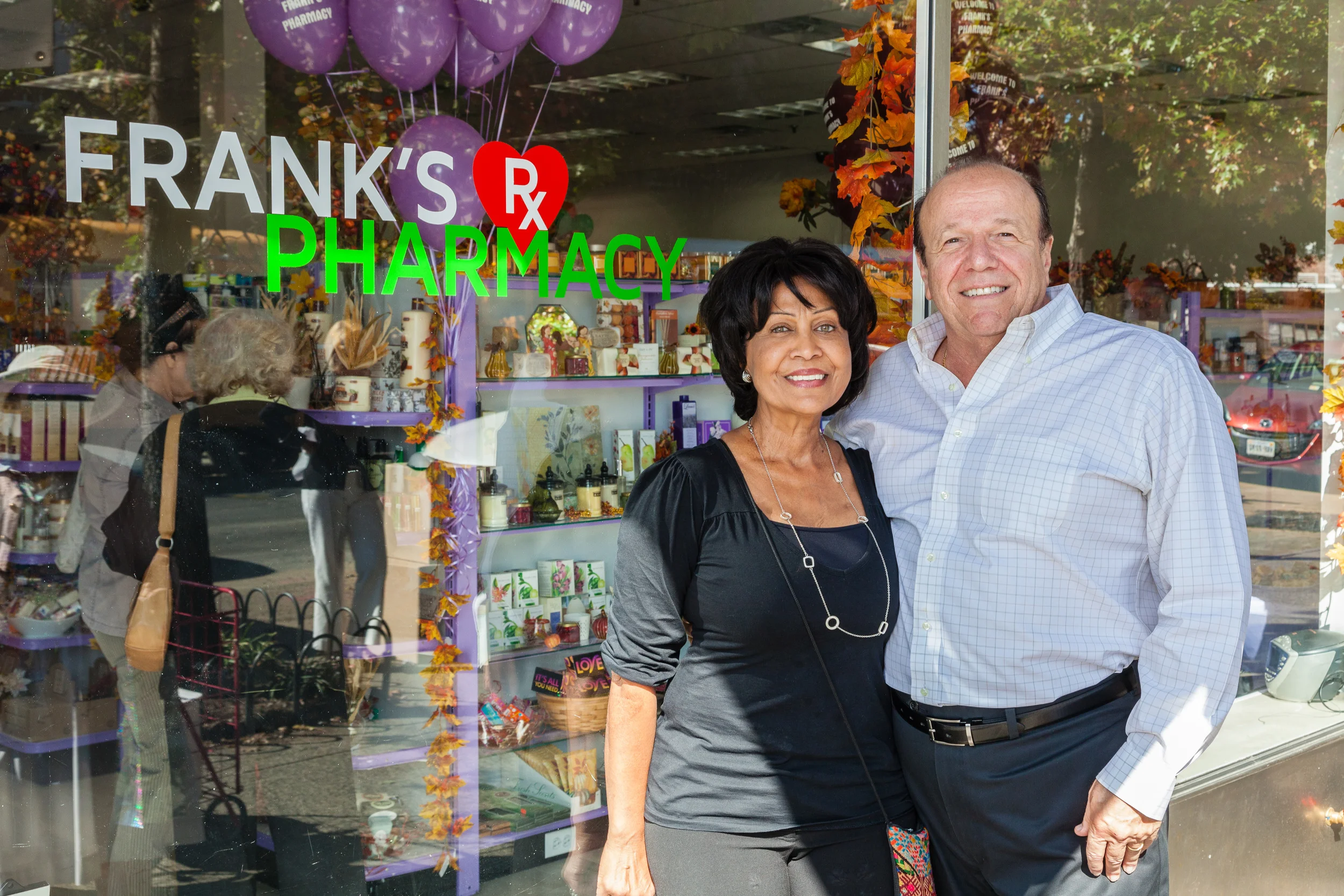 Frank Buonagurio and wife Nidia Fortuna-Buonagurio, the store's visual merchandising artist