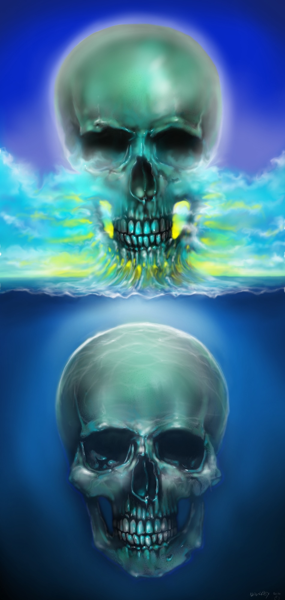 "above and below" by Eric Hawkey