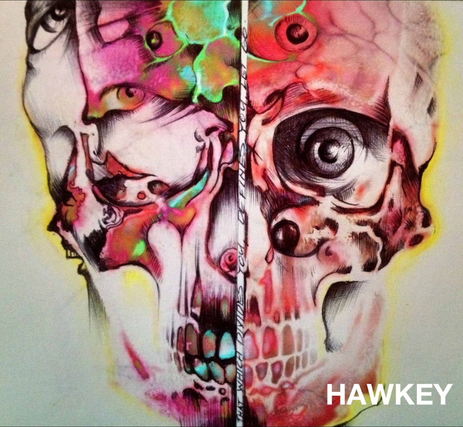 "skull ink" by Eric Hawkey