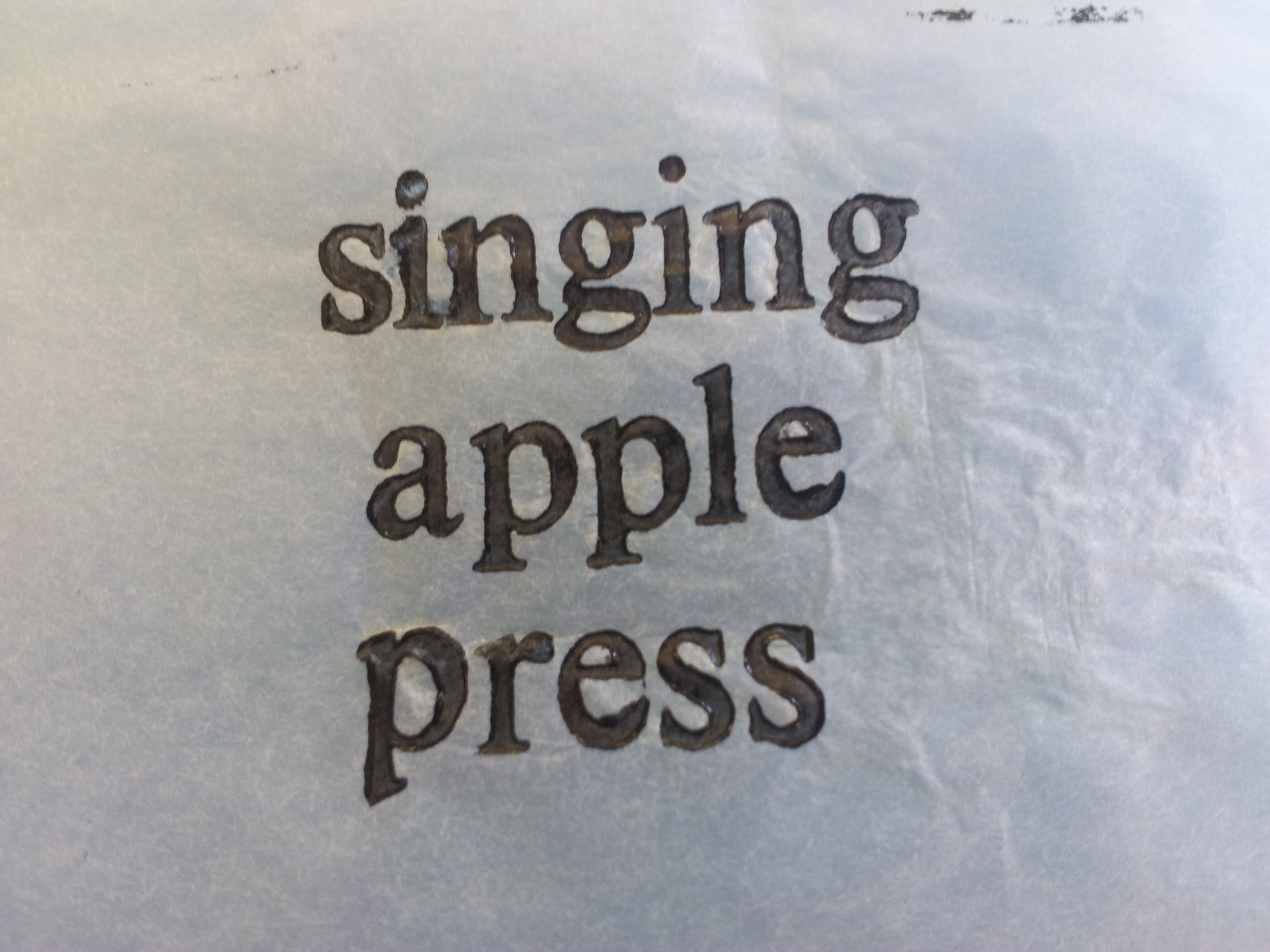  Image by Singing Apple Press 