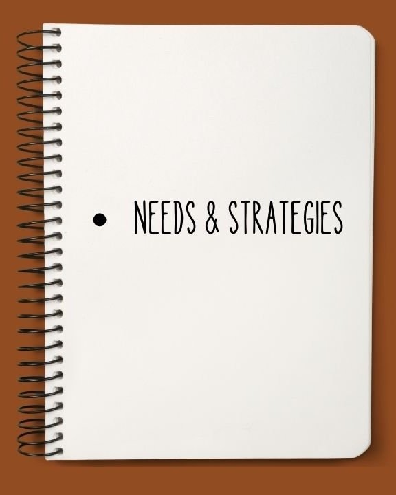 Needs &amp; Strategies