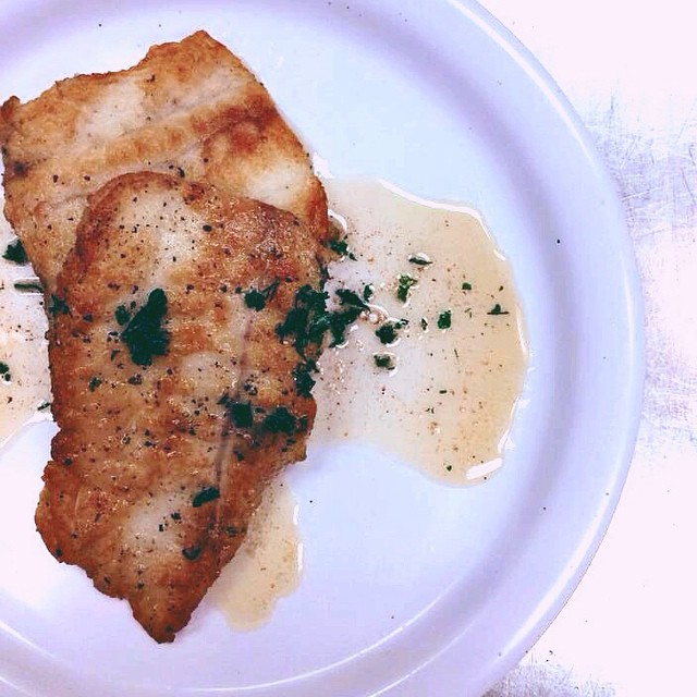 pan-fried at its' finest. sole meuniere.