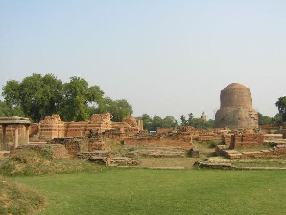 Sarnath, the site of the Buddha's first teaching