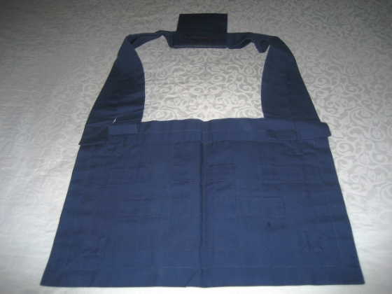 rakusu - the robe of one who has taken the 16 Bodhisattva precept vows
