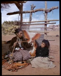 The Weaving Lesson by Josef Muench