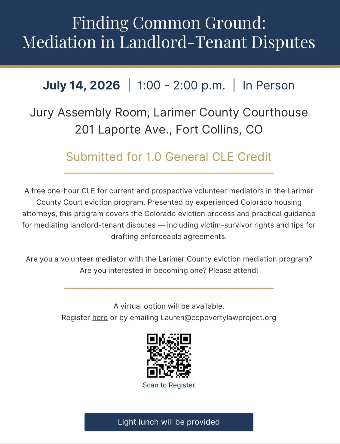CLE | Finding Common Ground:  Mediation in Landlord-Tenant Disputes