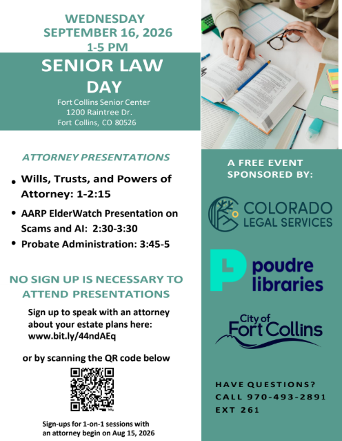 Senior Law Day: September 16th from 1:00 to 5:00