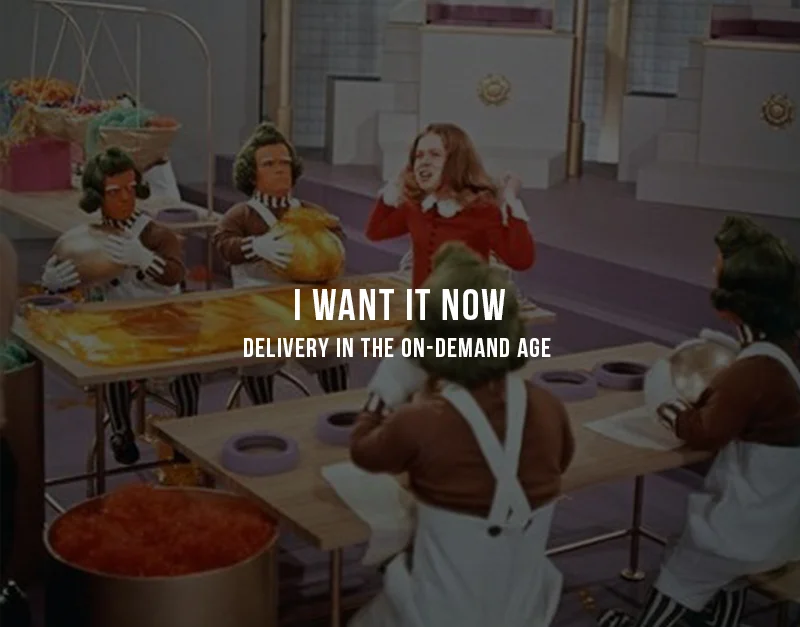 I Want It Now: Delivery in the On-Demand Age
As much as we may scowl at the likes of Veruca Salt in Willy Wonka’s Charlie and the Chocolate Factory , we live in an instant-gratification society - specifically if you live in a highly-populated urban environment (New York, San Francisco, Los Angeles). You’re probably familiar with this way of living - you want it now, and you’ll pay for instant convenience.
I’ve rounded up a few of my favorite companies in the On-Demand Delivery space - which will continue to explode in 2014. Tweet to me @MaryEliseChavez and share yours!
@uber | Uber.com
Everyone’s Private Driver™
My name is Mary, and I’m an Uber Addict. I used Uber 7 times this past weekend - and loved every ride. Friendly, well-mannered and streetwise drivers made my city-hopping a breeze.
Uber uses Twilio to keep riders informed throughout the customer experience, serving up real-time text message updates.
With $258MM of funding from Google Ventures , many have said Uber is the early winner in the on-demand transport space. However, this space is hot and quickly evolving, check out some other companies entering at different angles.
Sidecar - Select the vehicle, driver and price
Lyft - On-demand ridesharing
Hailo - The Taxi Magnet
Zipcar - Rent a car for a few minutes or hours (an old favorite)
@seamless | Seamless.com
My use of Seamless hit a low when I ordered a cupcake from a shop… beneath my apartment. You see, I was in a House of Cards binge-fest and couldn’t be bothered to walk downstairs. 15 minutes later I was enjoying my Chai cupcake while gasping at the cunning of The Underwoods.
But I’m not the only one, friends have shared their stories of delivery indulgence - like my friend that orders from her local french bistro before dinner parties and plays it off as “culinary talent.”
The convenience of any-time, anything food delivery is a luxury many urbanites rely on.
The merger of Grubhub and Seamless in 2013 has enabled Seamless to file an IPO - expected to happen in the early half of 2014. Grubhub ’s portfolio includes Seamless, Grubhub , MenuPages and AllMenus and boasts 150,000+ daily orders through the combined properties.
An honorable mention in the on-demand food space goes to Instacart , which deliveries groceries in 1 hour- my cousin lives in San Francisco and loves this service - can’t wait for it to come to New York!
Postmates
Need delivery in under 1 hour for anything - from food to cosmetics, books to an errand you don’t have time for - check out Postmates. With real-time tracking you can see the status of your delivery. Pricing starts at $5 and is based on distance of delivery.
Postmates wildly popular ice cream promotion from last summer.
WunWun
Finally available in Brooklyn , WunWun (w hat you need, when you need it) is a similar concept to Postmates - delivery of anything at anytime. WunWun has partnerships with a sampling of brands (e.g. a 2013 promotion with men’s skincare brand Anthony for Men ) , the retailer absorbs the cost of delivery , to enhance the customer experience.
Interesting Marketing Gets You Noticed Their Oct 2013 campaign to use the app and get Free Halloween Candy delivery (from the best candy shop in New York, Economy Candy! ) was similar to Uber’s Kitten delivery campaign for National Cat Day in 2013.
Brands Joining In
Lifestyle-oriented brands are experimenting with this trend too, like Kate Spade’s Saturday . Last summer, the brand opened a shoppable, interactive storefront - complete with free 1 hour delivery . I love seeing native retail-brands experiment with digital applications to evolve their brands.
Mega-retailers Amazon and Ebay Now (encourages shopping locally but has partnered with Best Buy and Target and is $5/per order) offer select merchandise for delivery. They have their own strategies and operations in place for on-demand and time sensitive deliveries - stay tuned for who comes out on top.
Final Thoughts: The winners will out perform with gold-star customer service.
Written by Mary Elise Chavez, Creative Director of OysterLabs