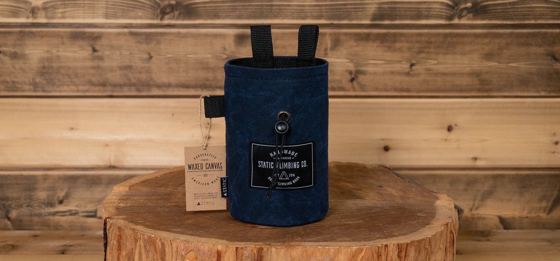 Waxed Canvas Chalk Bag | NAVY