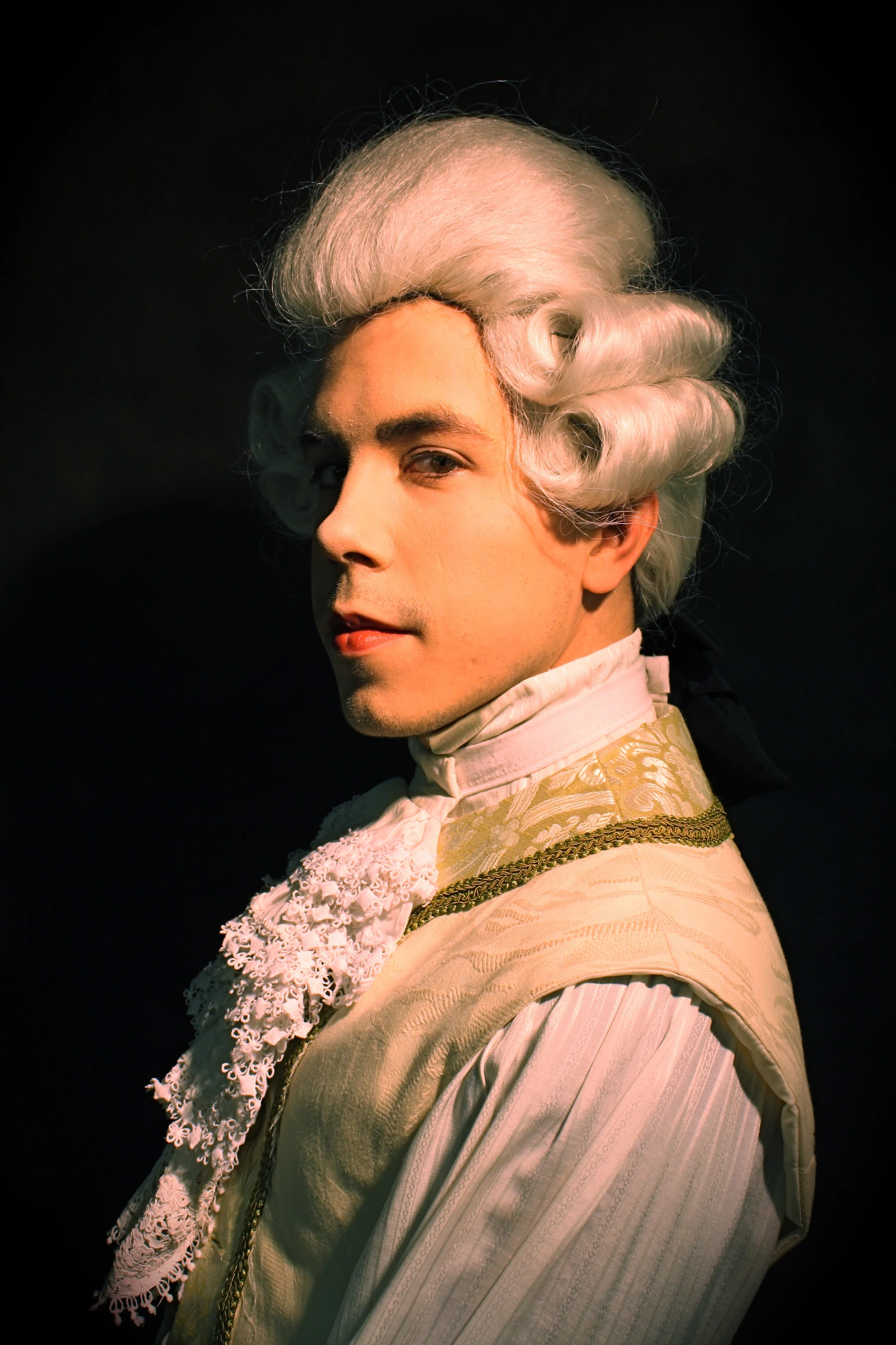 Tie Back Style on Hardfront Wig