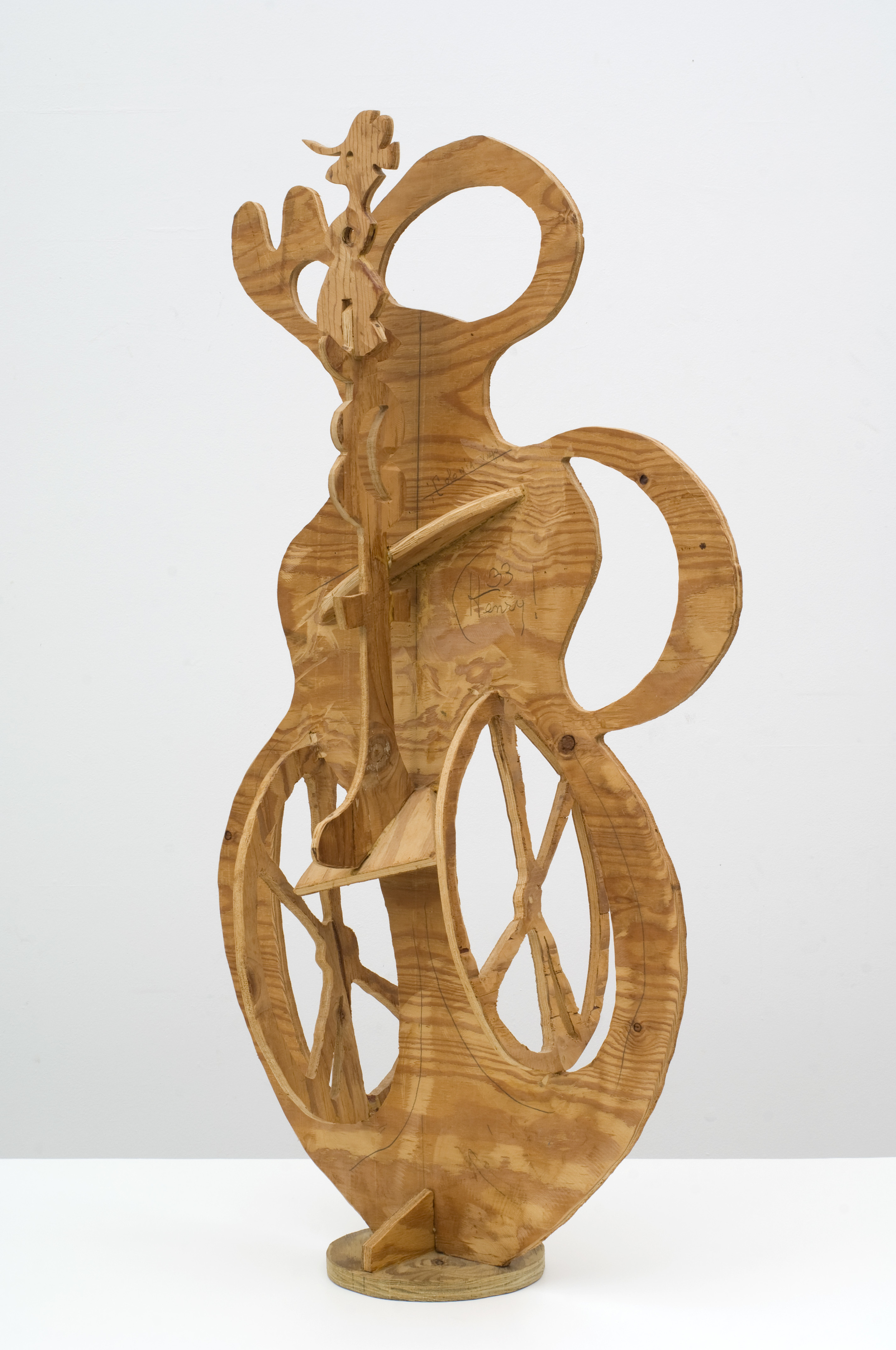 El Jarro de Giacometti 2002 wood Maquette for Commission “El Museo Rodante”