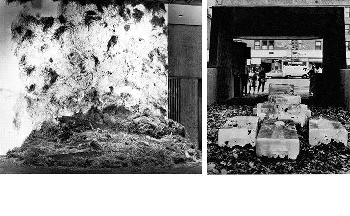 Hay, Grease, Steel / Untitled (exterior) 1969