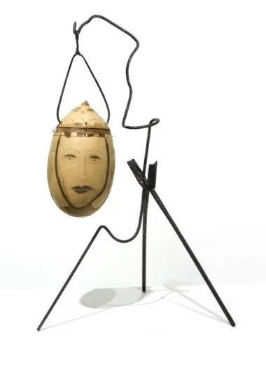 Untitled 1994 steel, calabash, wax Private Collection