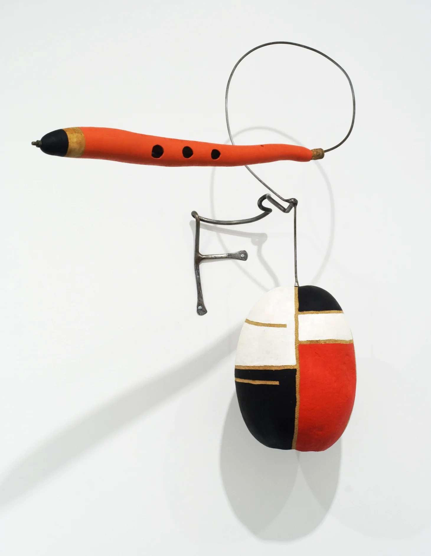 "F" 1995-96 steel, calabash, paint