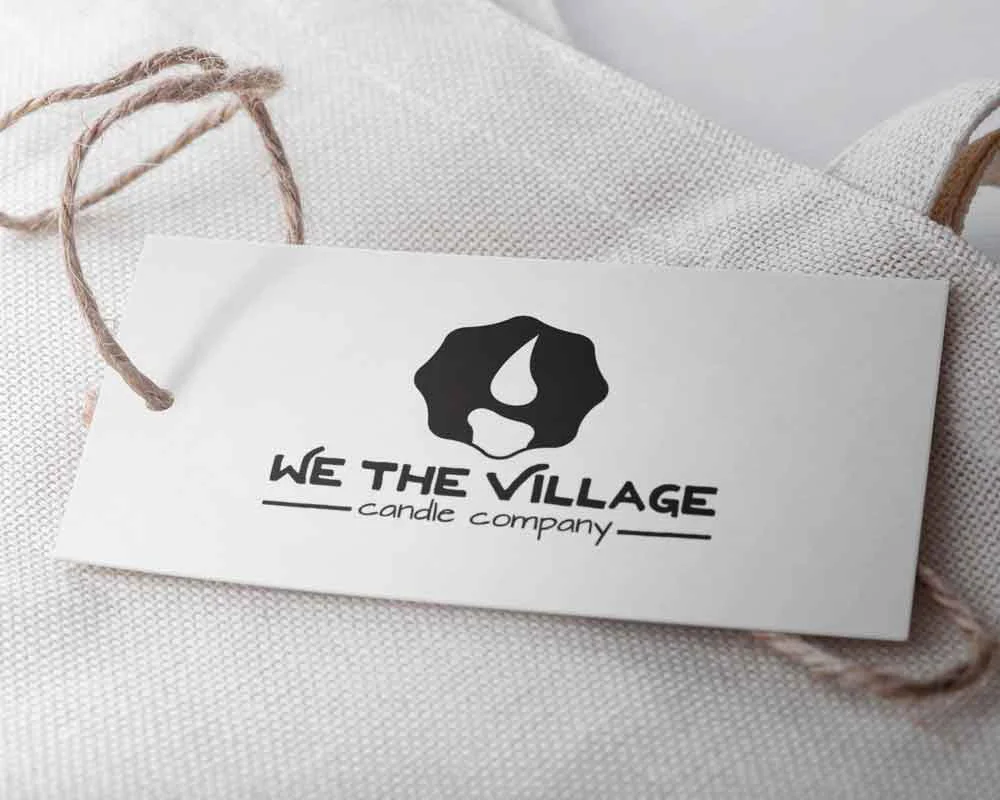We the Village Candle Company Logo Design
