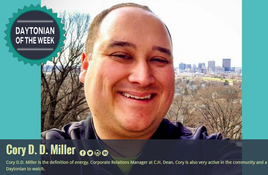 Cory Miller Named Daytonian of the Week