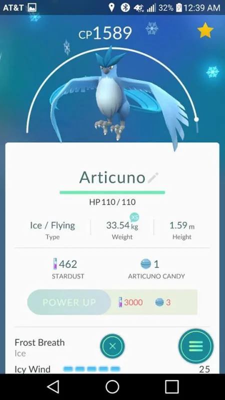 Legendary Articuno found in Dayton
