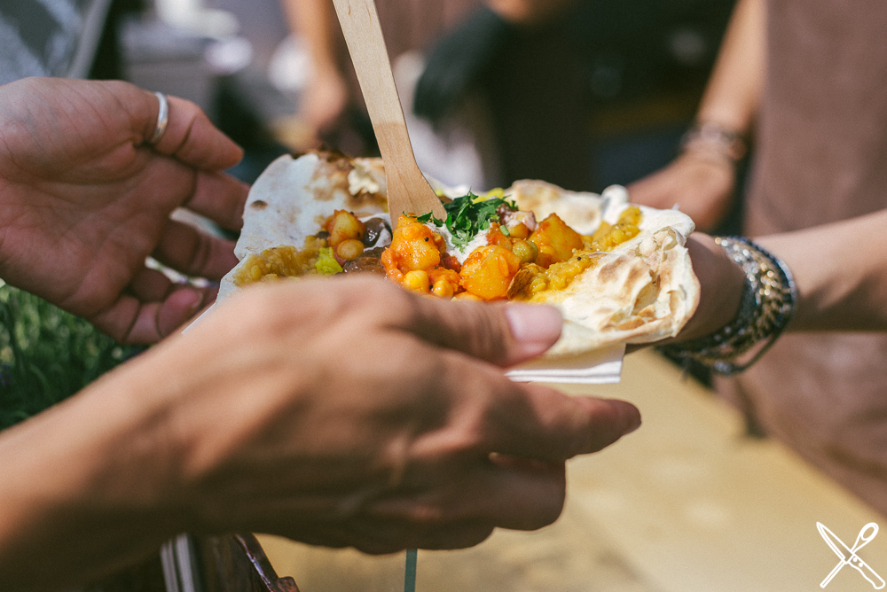 Direkter Kundenkontakt auf dem Street Food Festival
