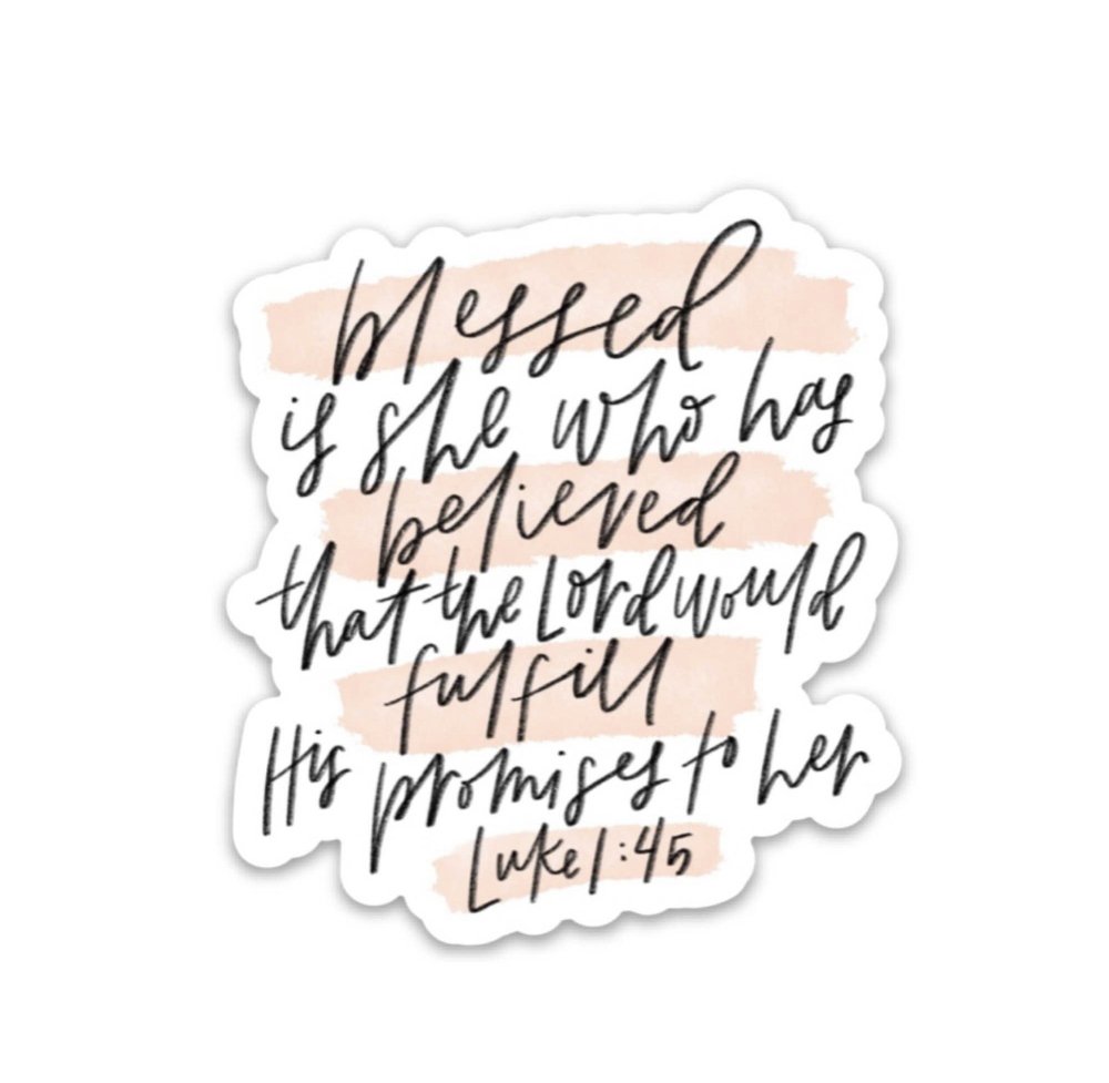 Christian Sticker Pack, Six Faith Stickers, Planner Stickers, Bible Ve –  Designs by Stacey Lynn