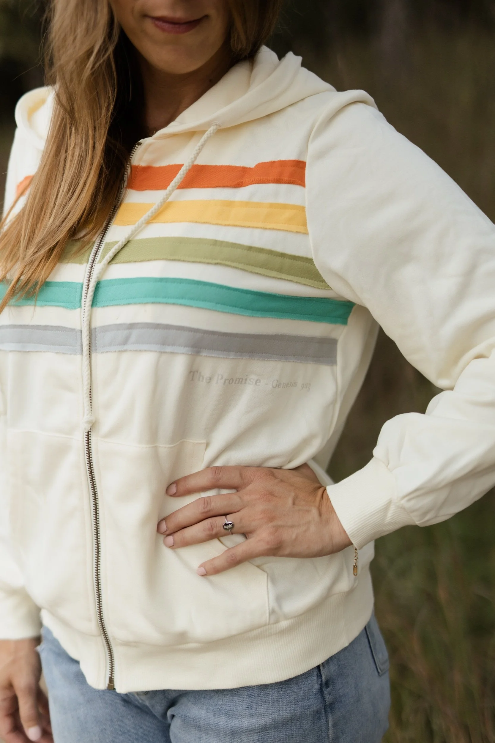 rainbow christian sweatshirt - genesis 9:13 - the promise