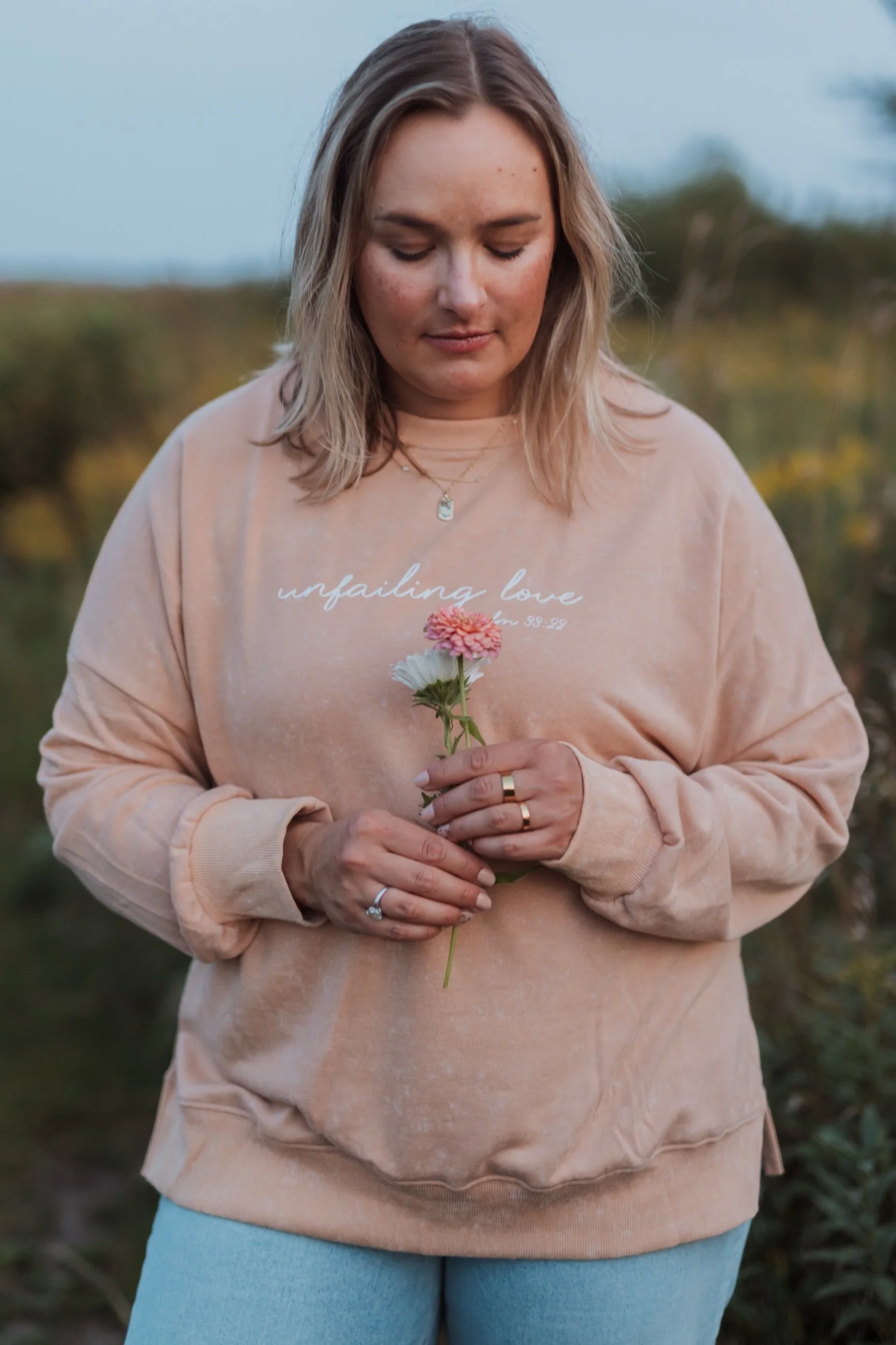 His love never fails - unfailing love - christian sweater