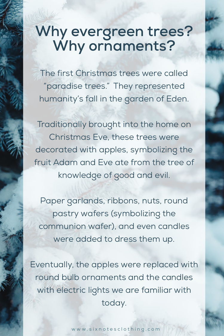 Why Ornaments and Evergreens For Christmas?