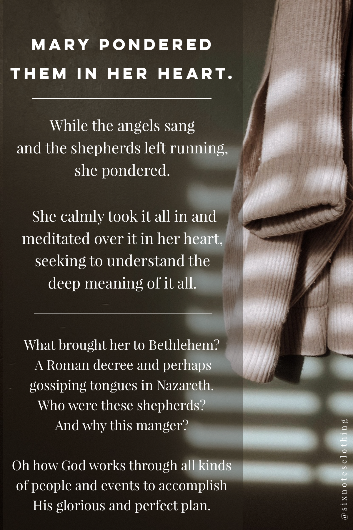 Mary Pondered