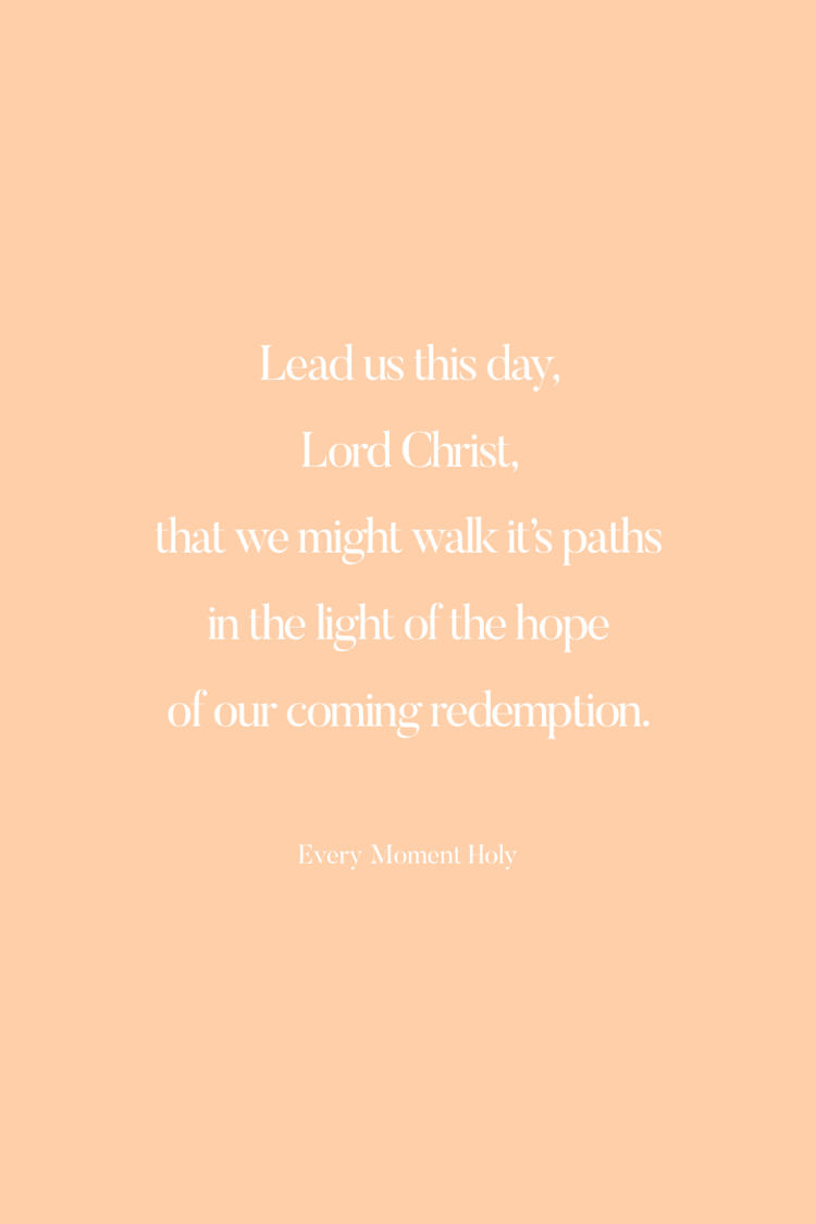 Simple morning prayer