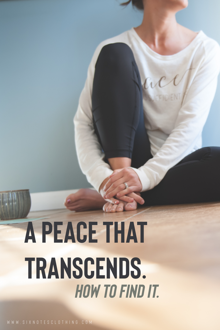 A peace that transcends - how to find it