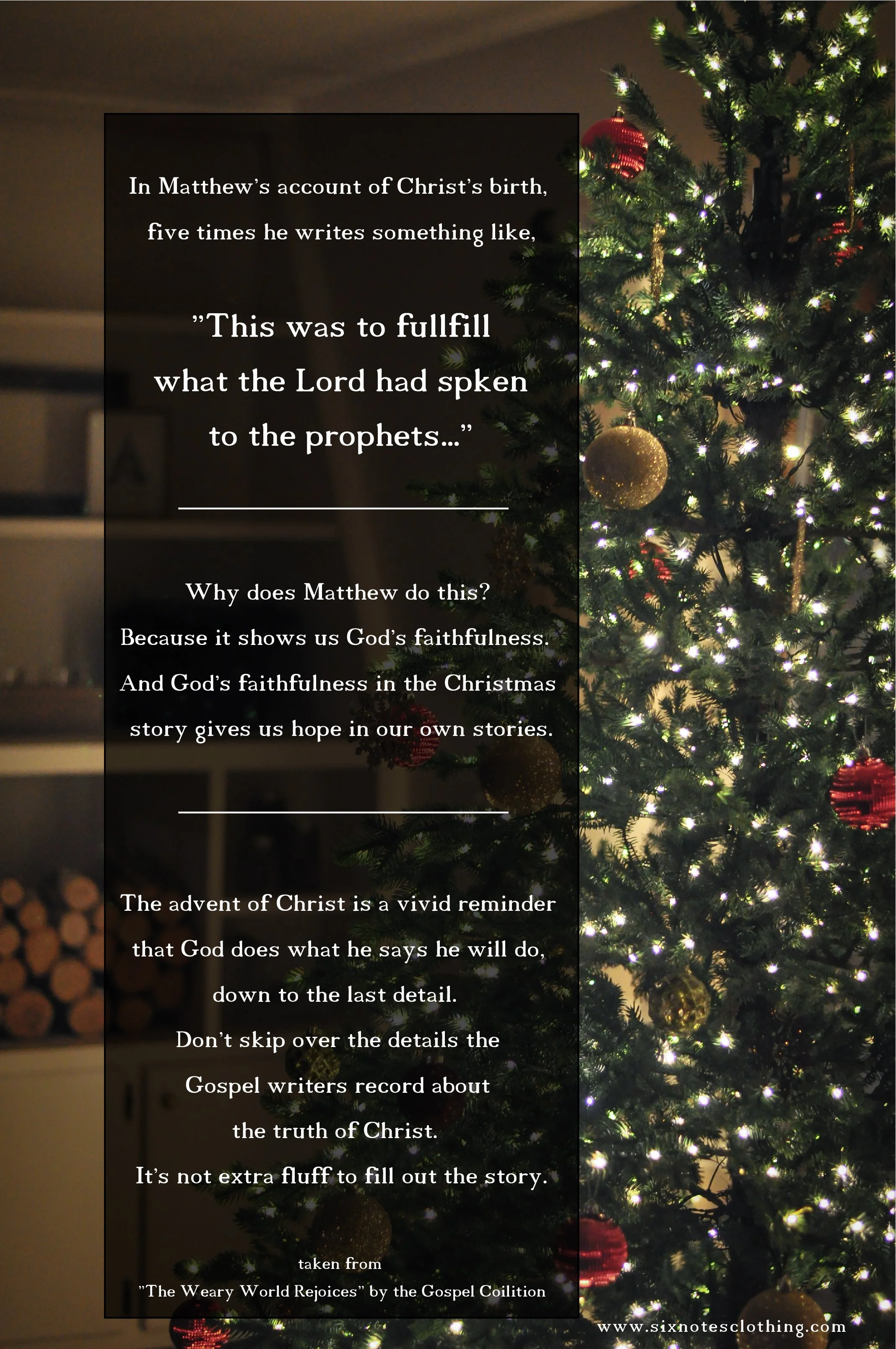 To Fulfill The Laws and The Prophets