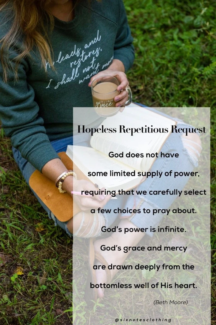Quote - Not Becoming Hopeless Over A Repetitious Request