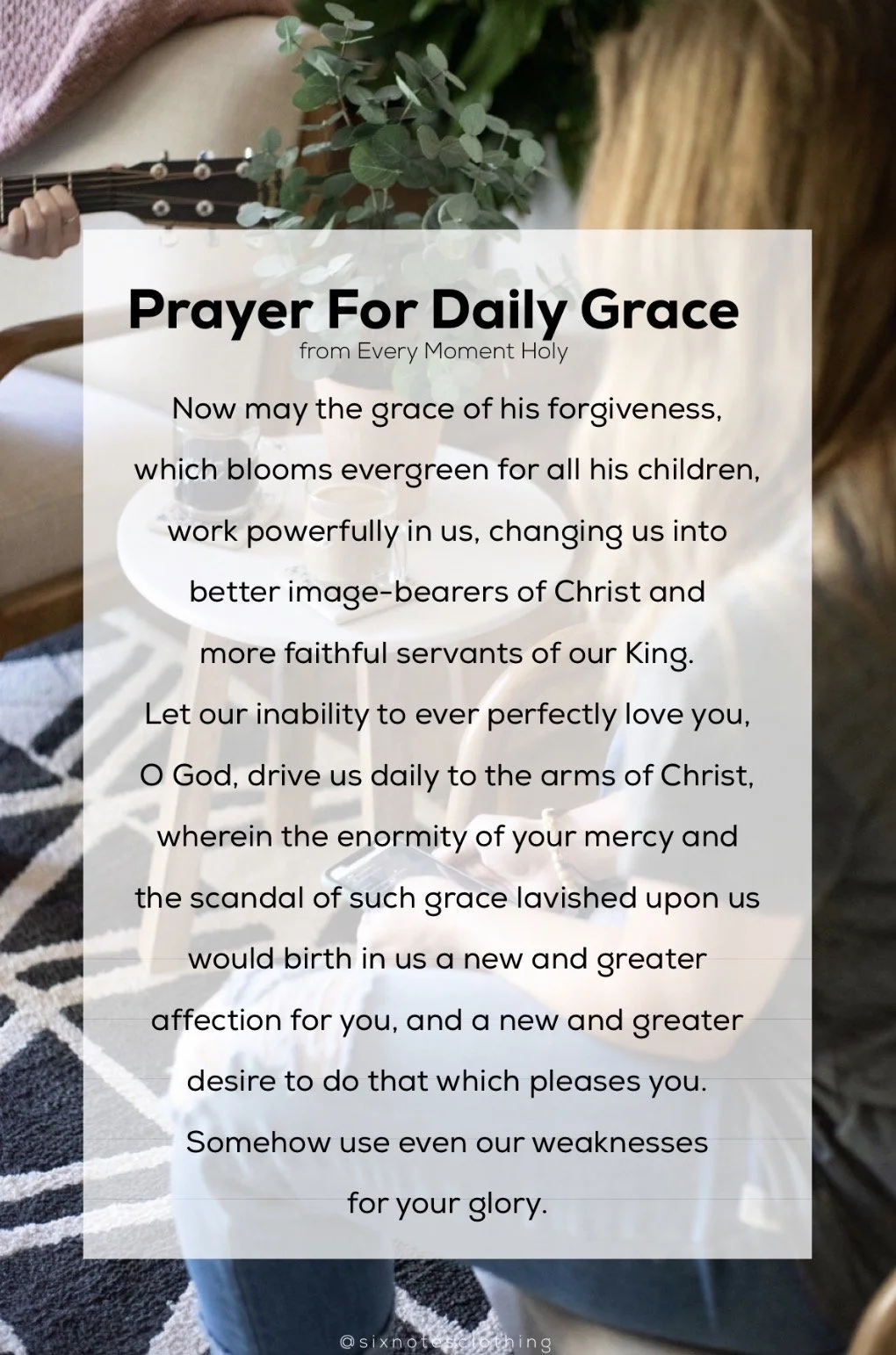 Prayer for Daily Grace
