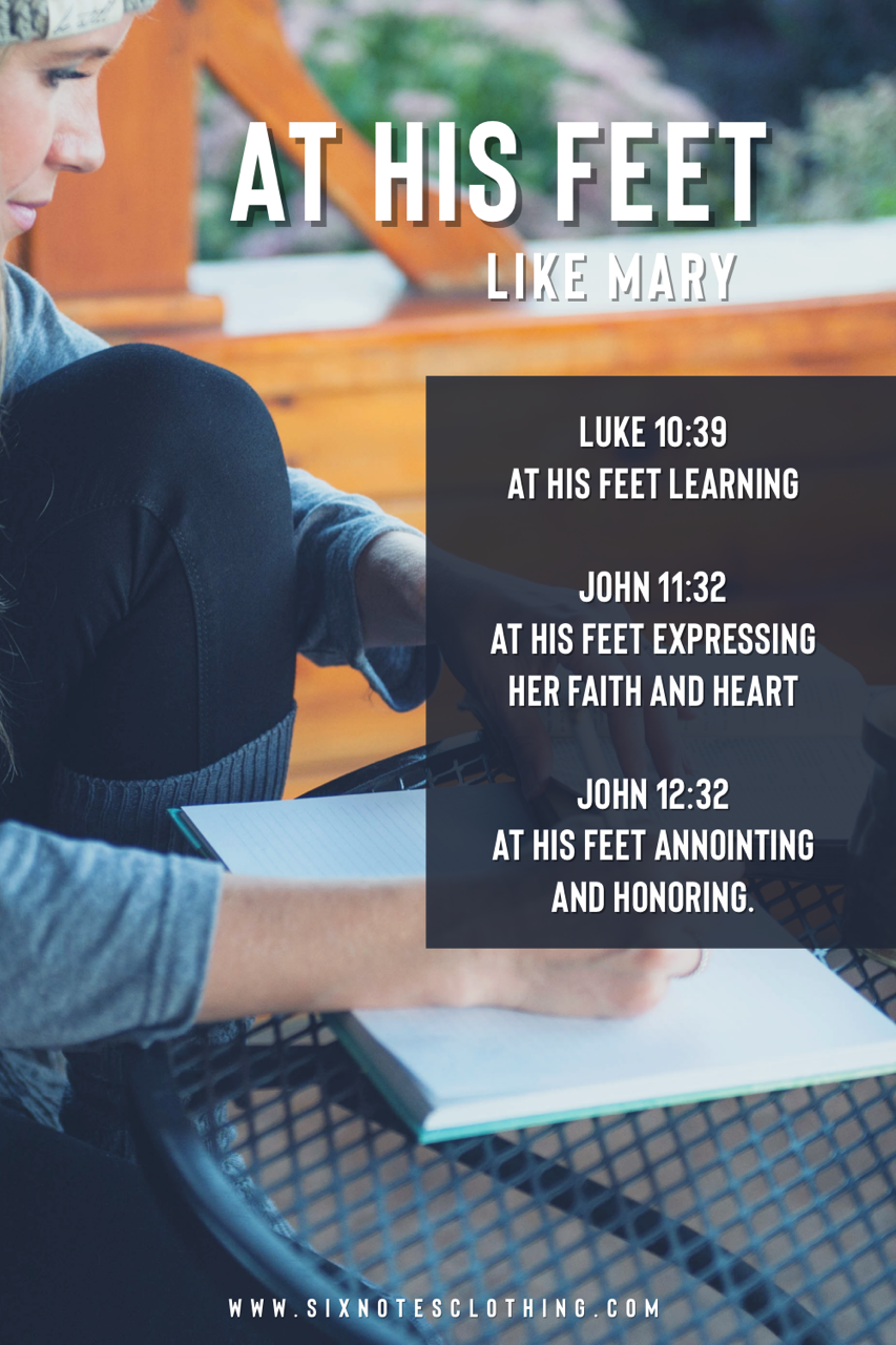 At His Feet - Like Mary
