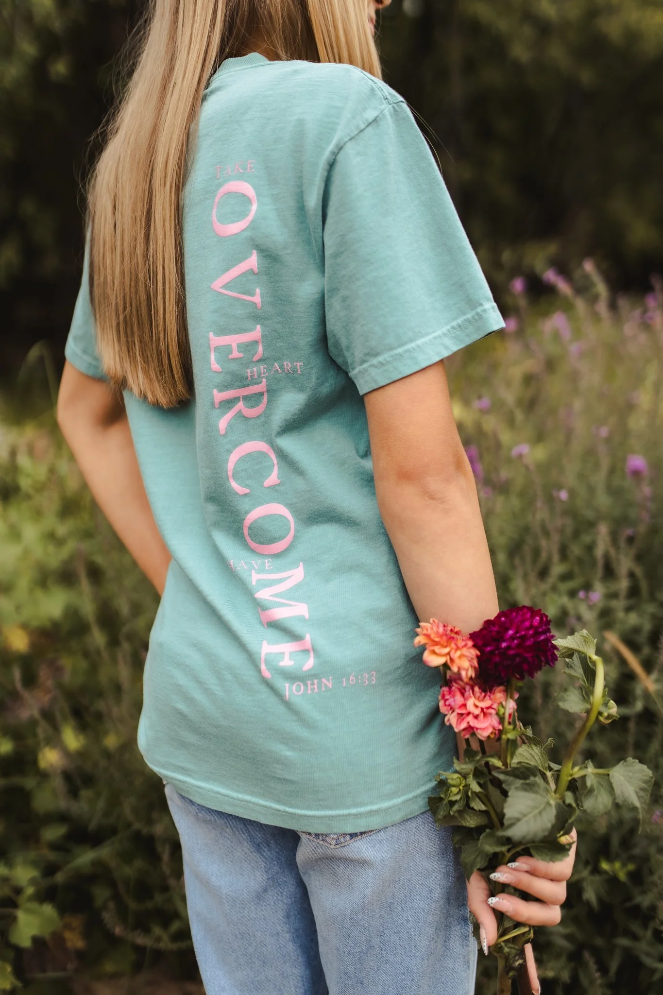 take heart, I have overcome - tee