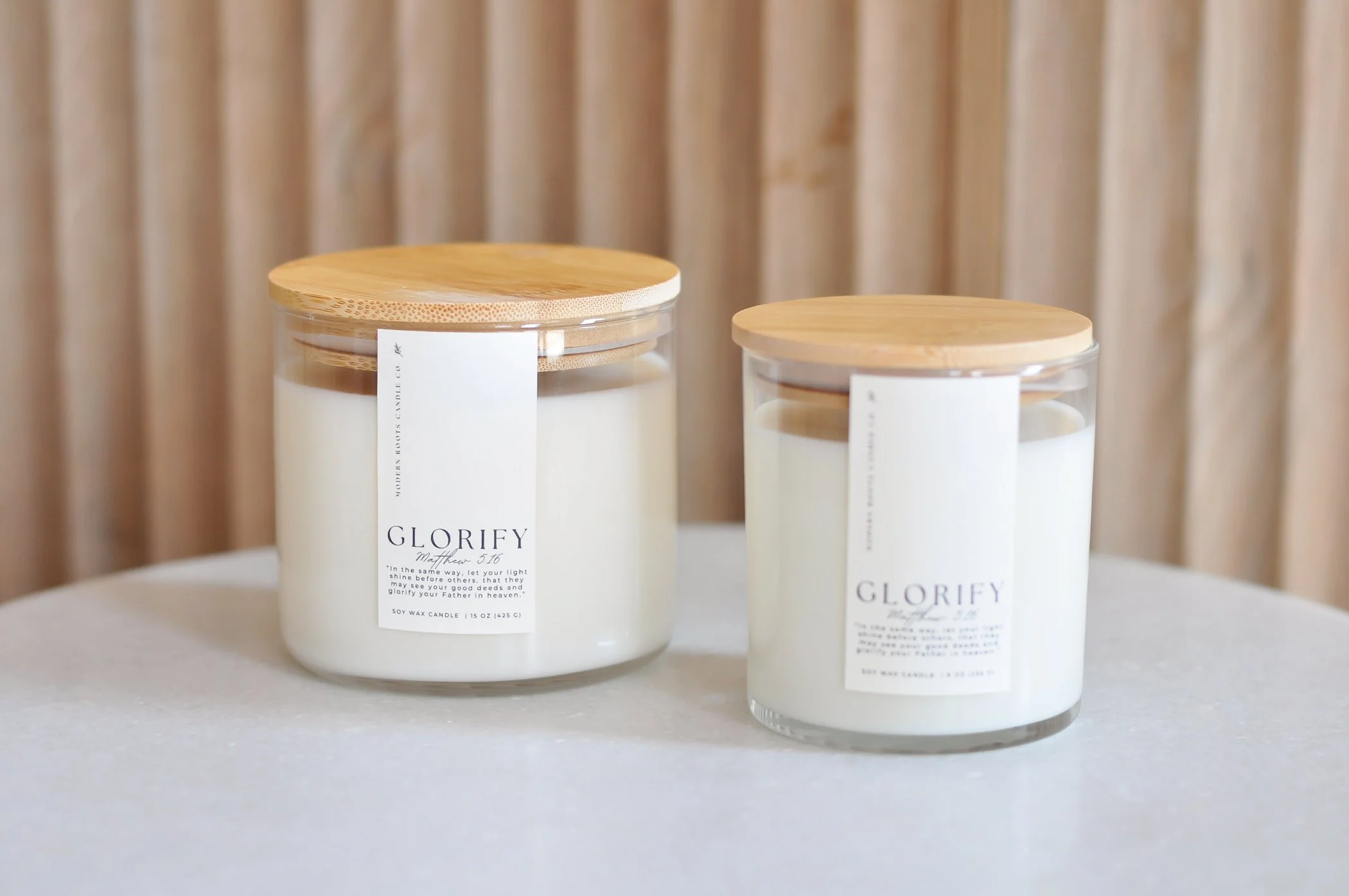 glorify candle - orchid blooms and sea salt