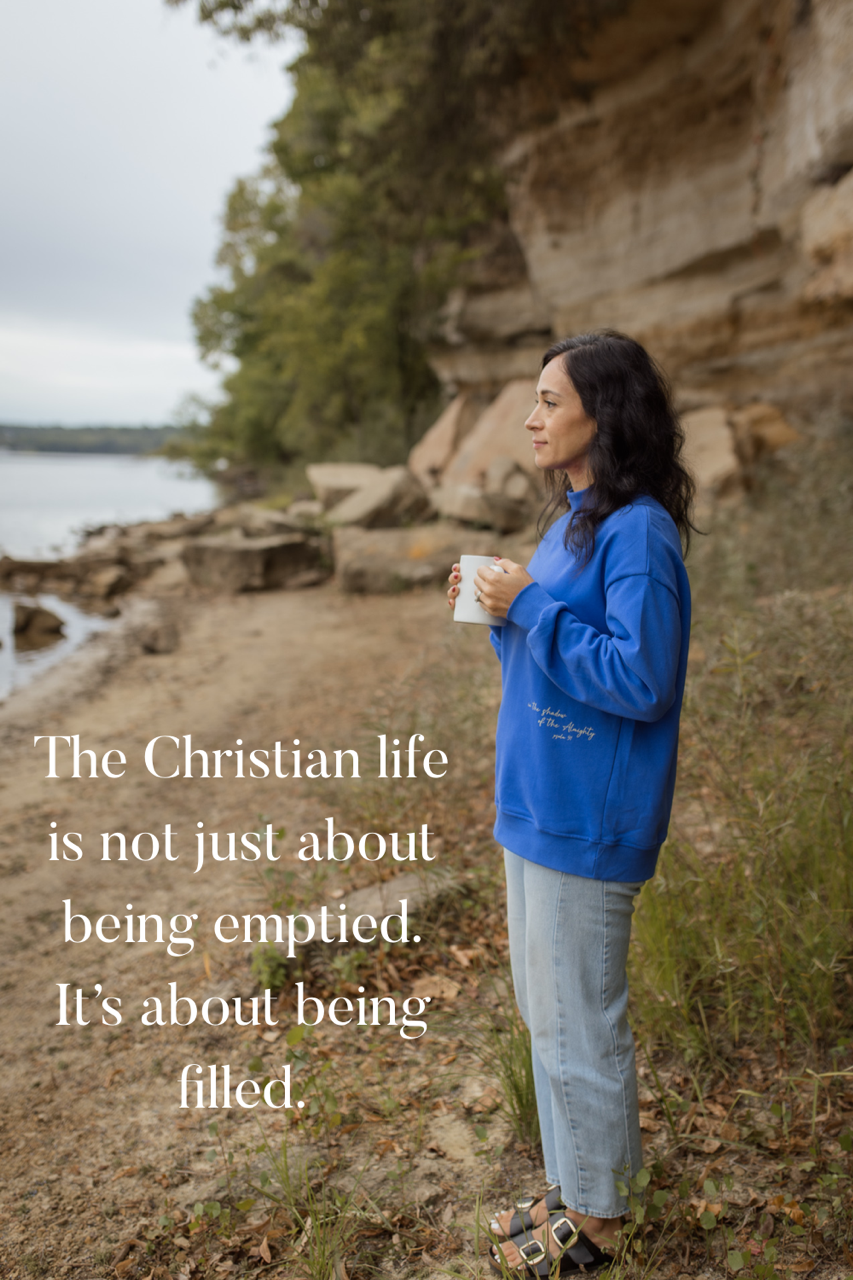 Christian quote about being filled with God's love