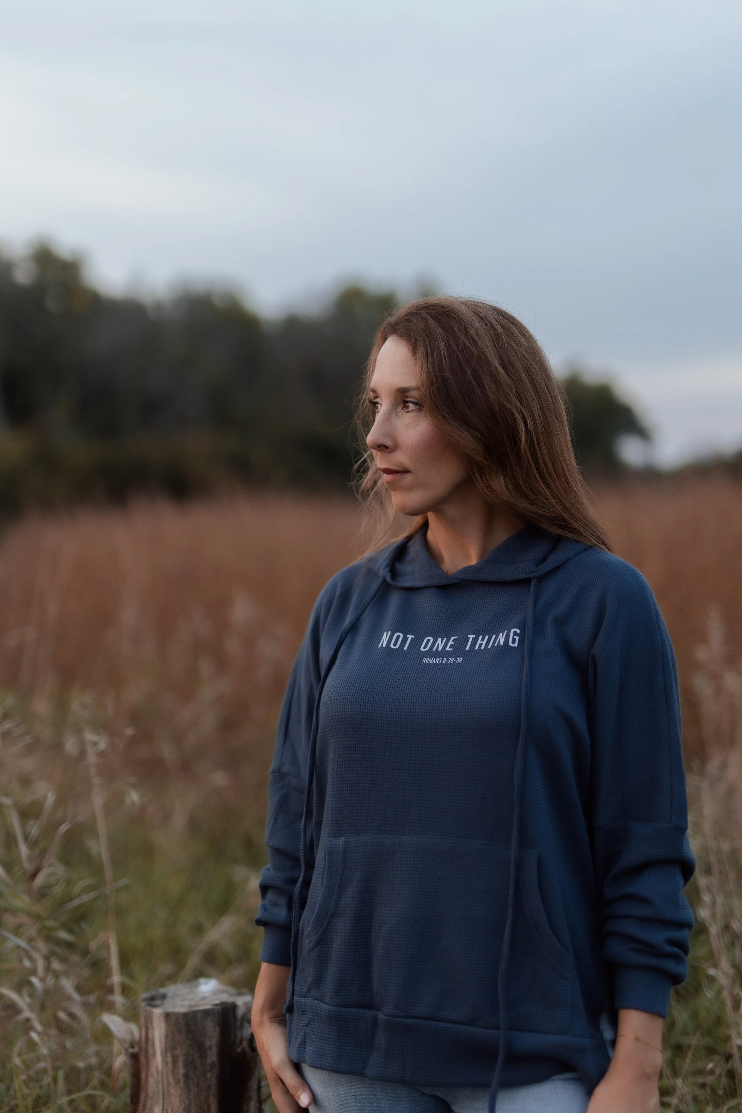 Romans 8:38 Christian sweatshirt - designed with Not One Thing