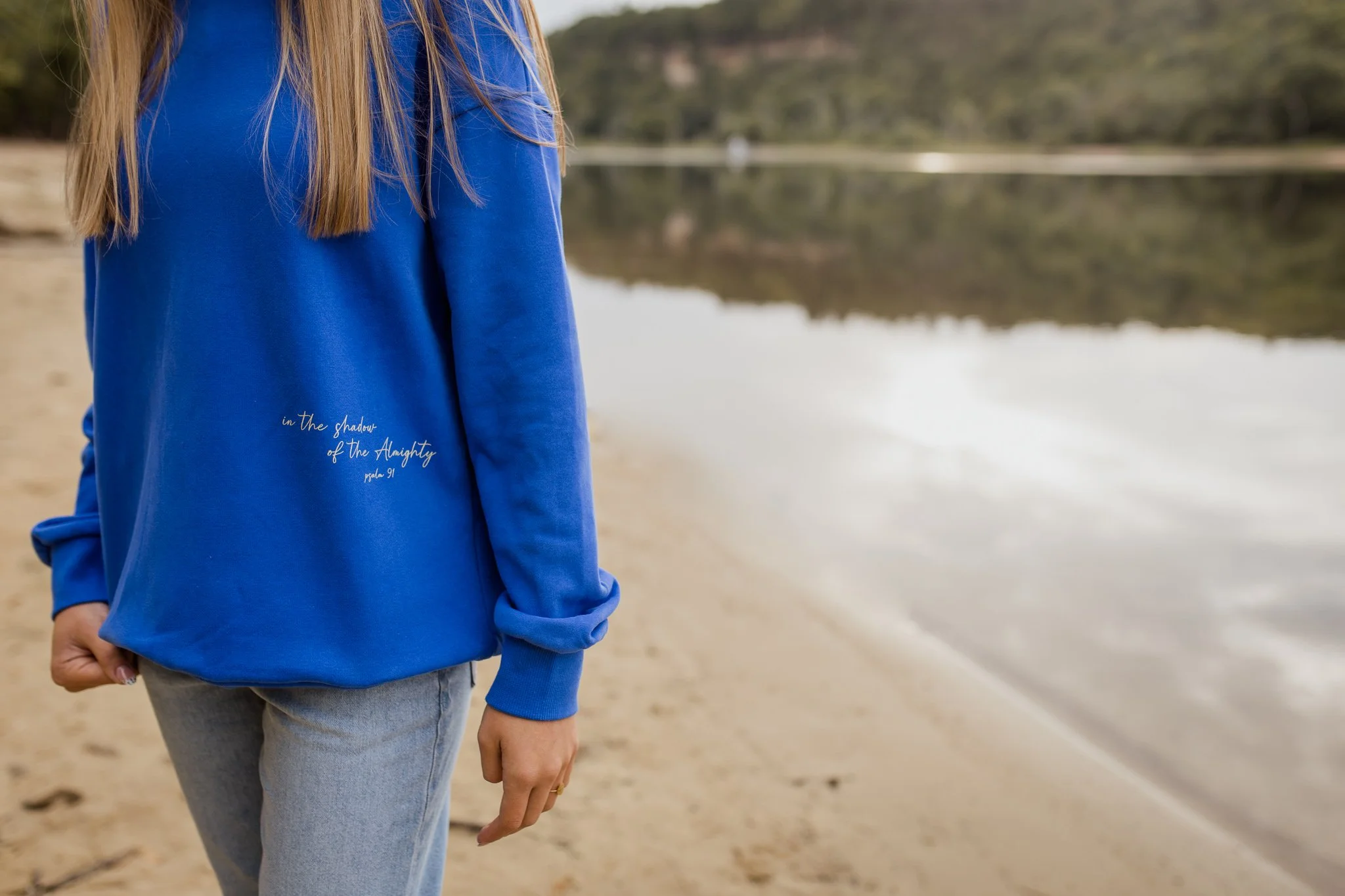 in the shadow of the almight bible verse psalm 91 christian sweatshirt