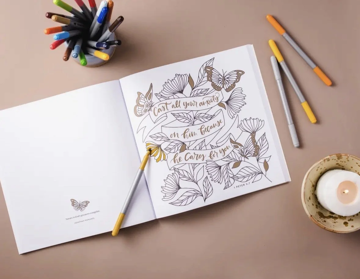 simple coloring book for adults with bible verses and faith quotes