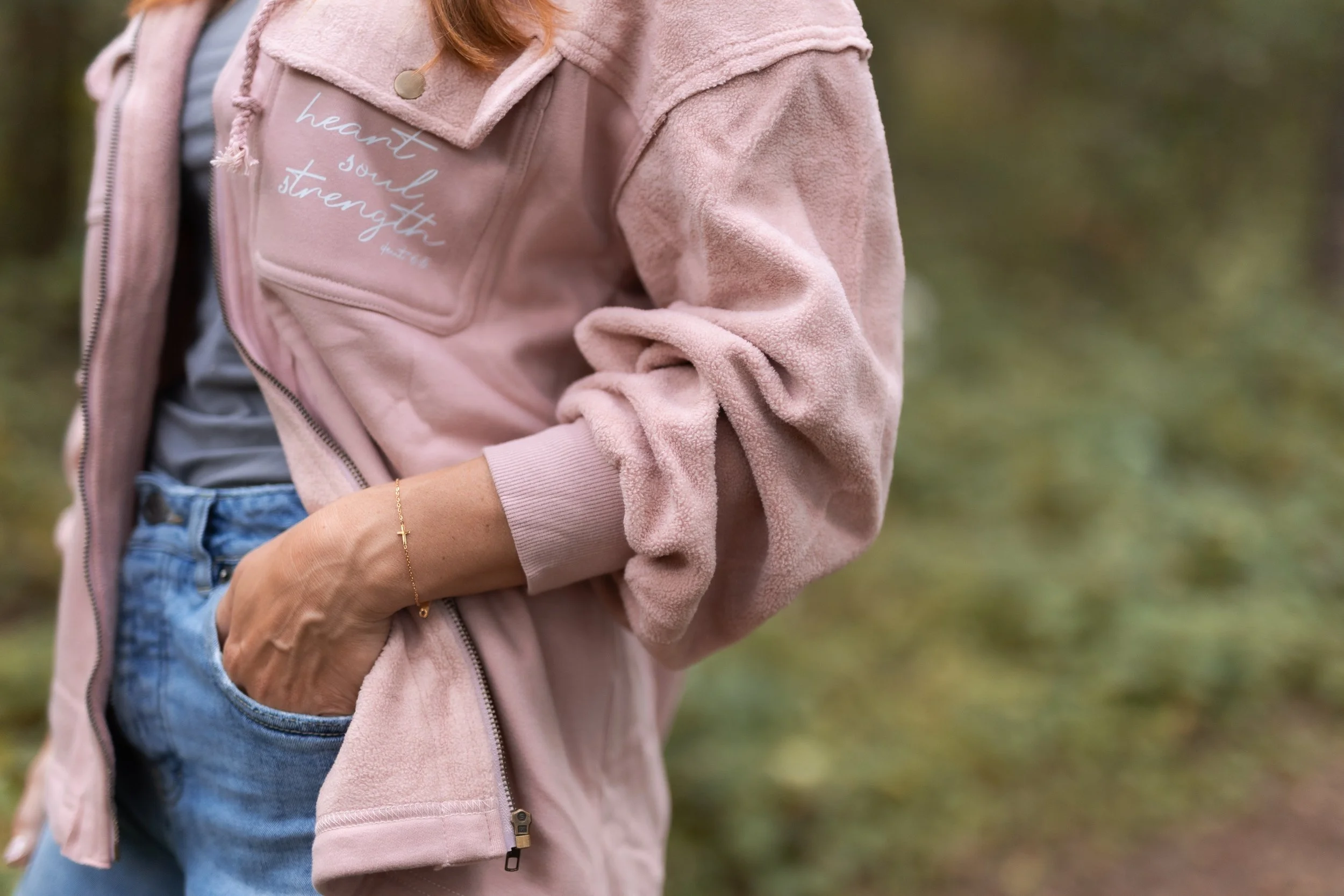 christian clothing with the shema - love with your heart, soul, and strength