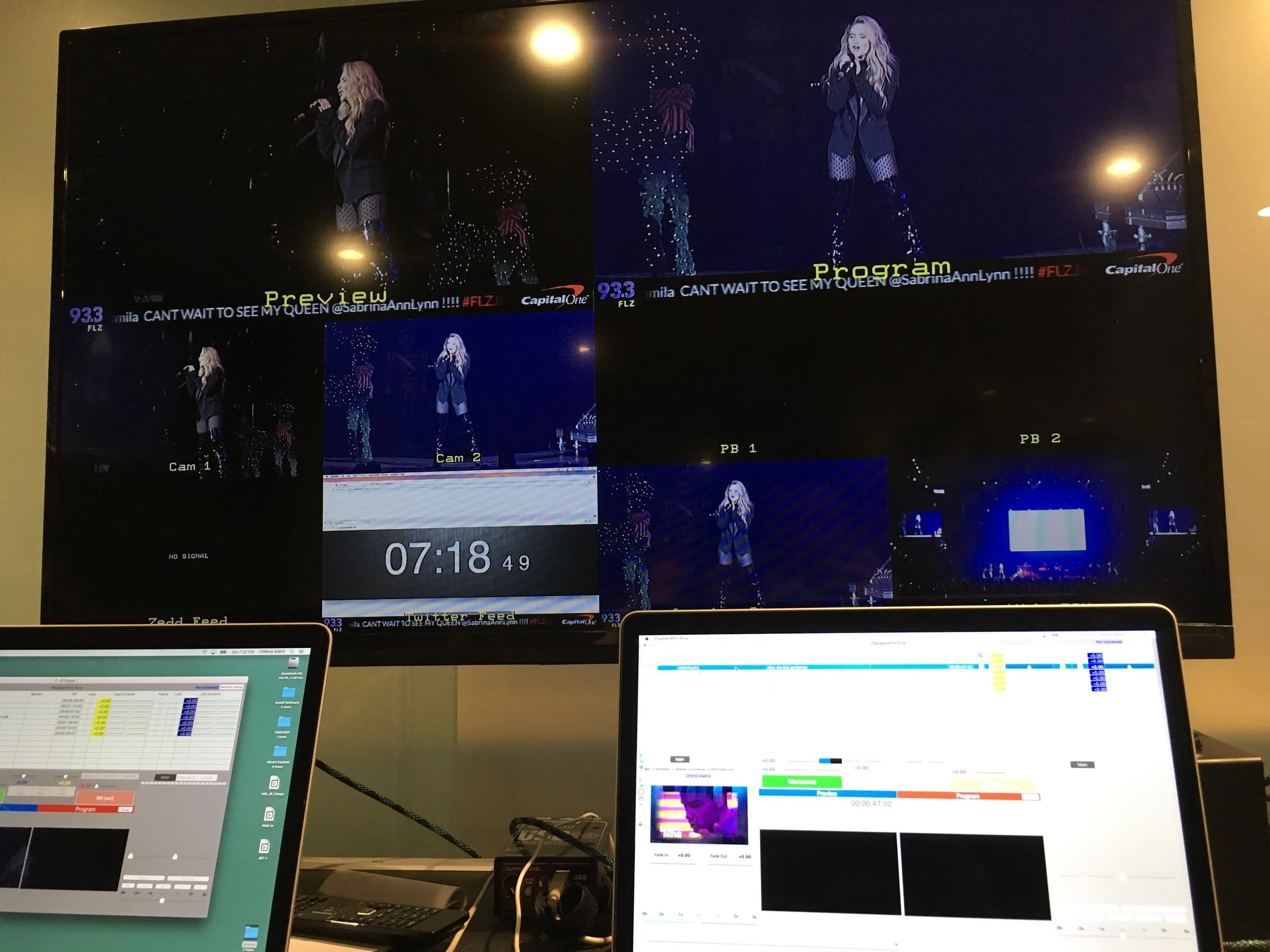 iHeartRadio Jingle Ball Tampa - Video Playback Operator, set up and assist with set-up and strike of video gear