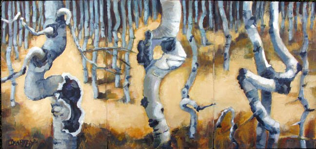 Aspen Trunks Trio, 2010, Collection of the Escalette Permanent Collection of Art