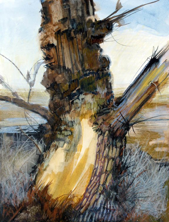 Cottonwood Winter Basin - 2012, Collection of the Escalette Permanent Collection of Art