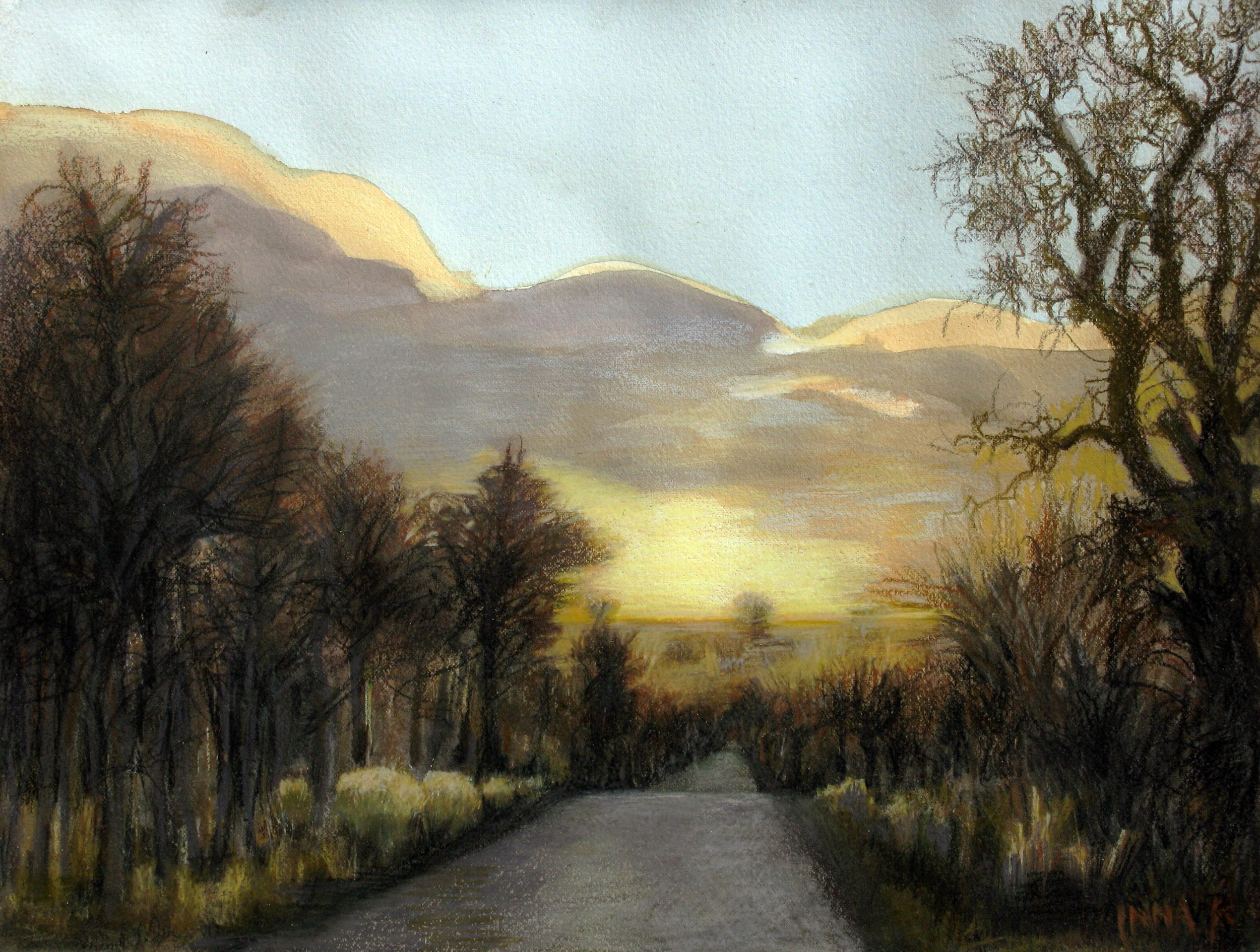 Dusk, Baker Creek Road – 2012, Private Collection, 