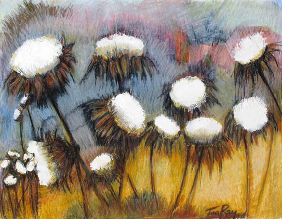 Thistles –2011, Collection of the Escalette Permanent Collection of Art