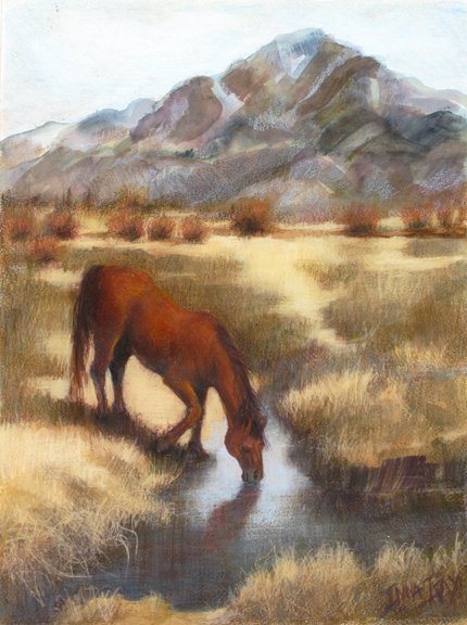 Red Horse, Big Pine Pasture - 2015, Collection of the Estate